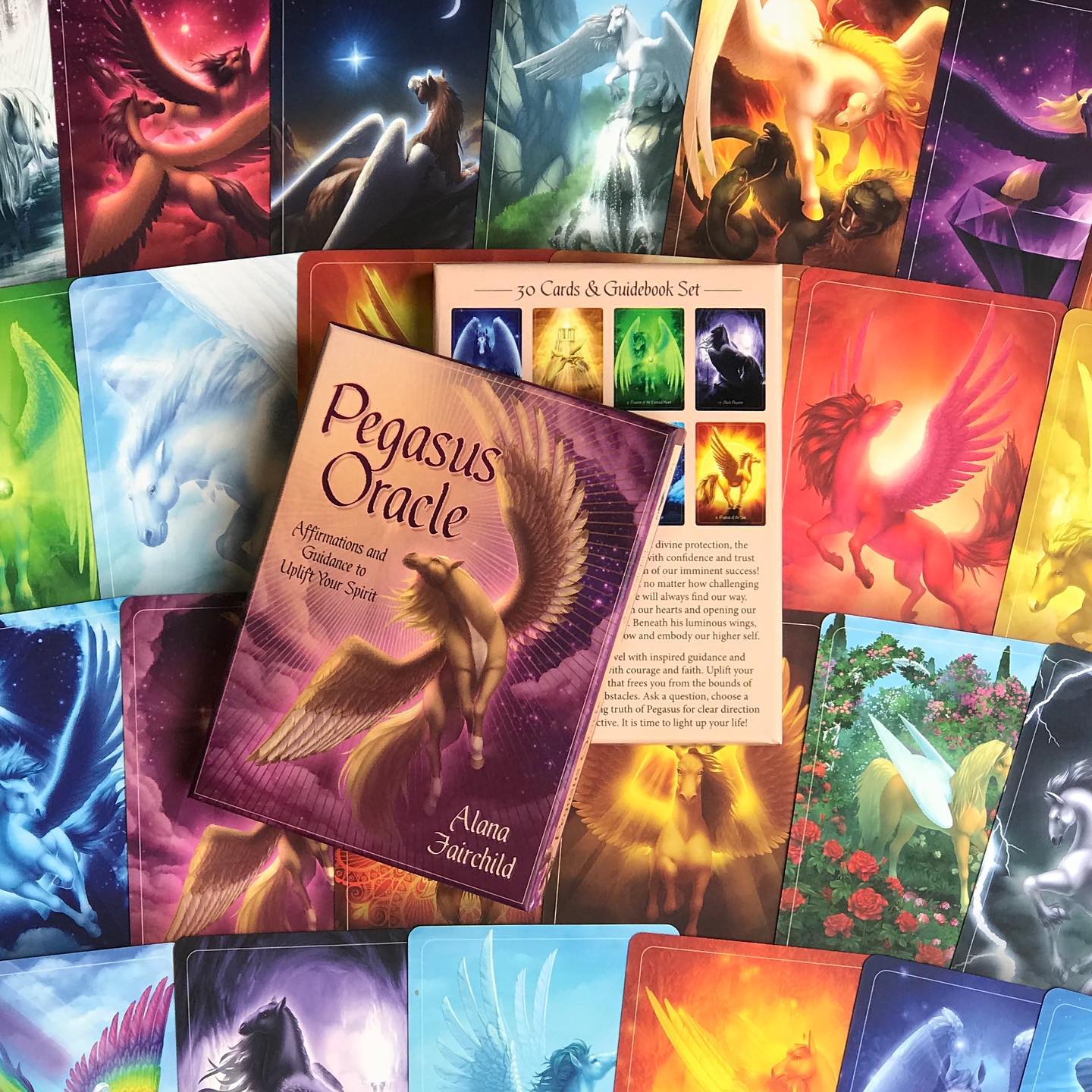 Pegasus Oracle: 30 Cards & Guidebook Set by Alana Fairchild