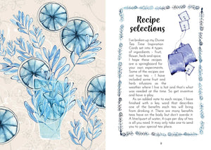 Divine Tea Time Inspiration Cards sample page of guide book "Recipe selections"