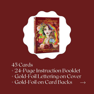 45 Cards + 24-Page Instruction Booklet + Gold-Foil Lettering on Cover + Gold-Foil on Card Backs