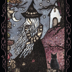 The Solitary Witch Oracle Card