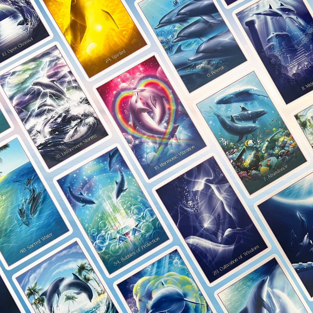 Whispers of the Dolphin Heart: An Oracle of Divine Connection by Angela Hartfield