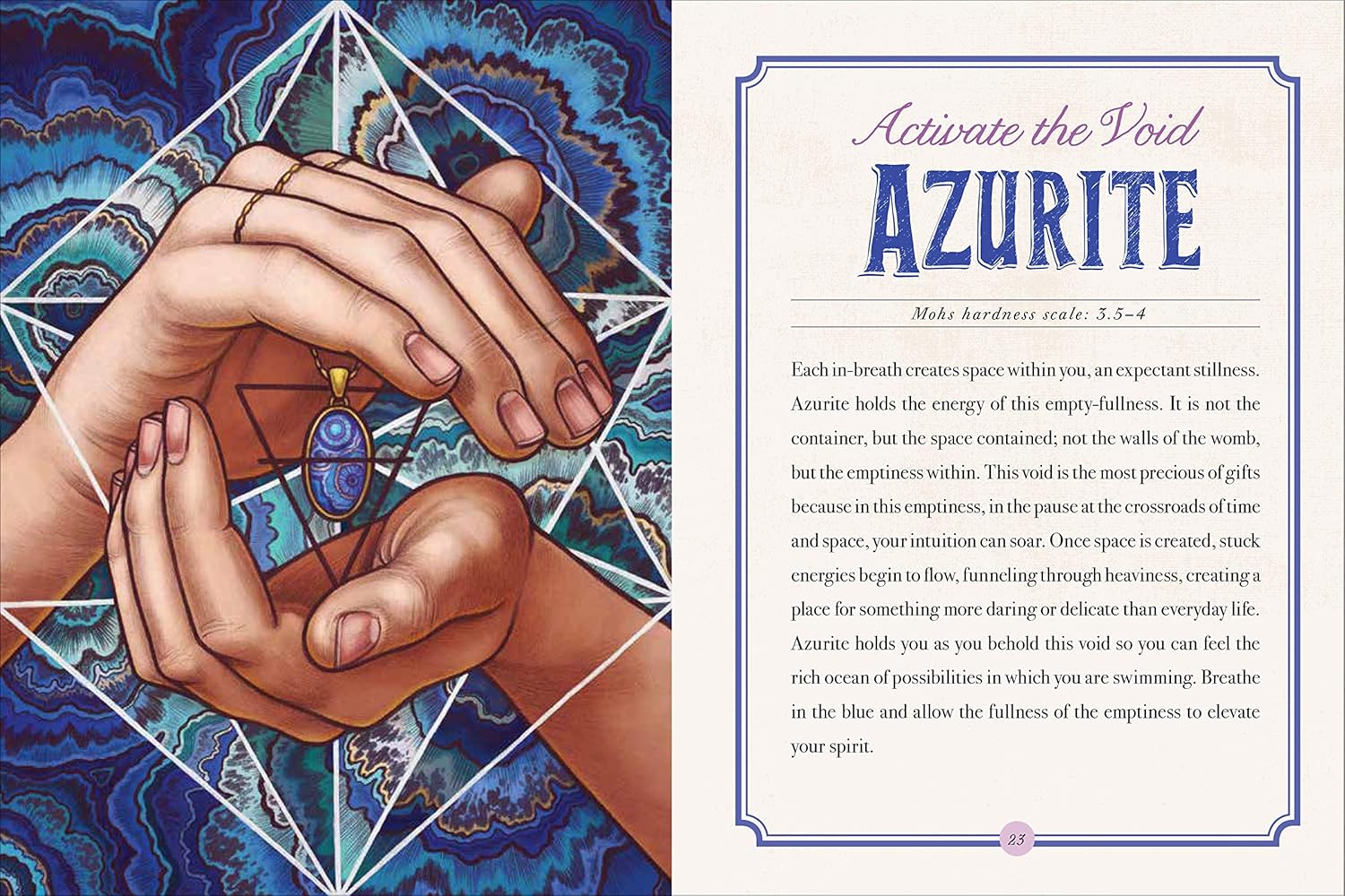 The Illustrated Crystallary: Guidance and Rituals from 36 Magical Gems & Minerals by Maia Toll