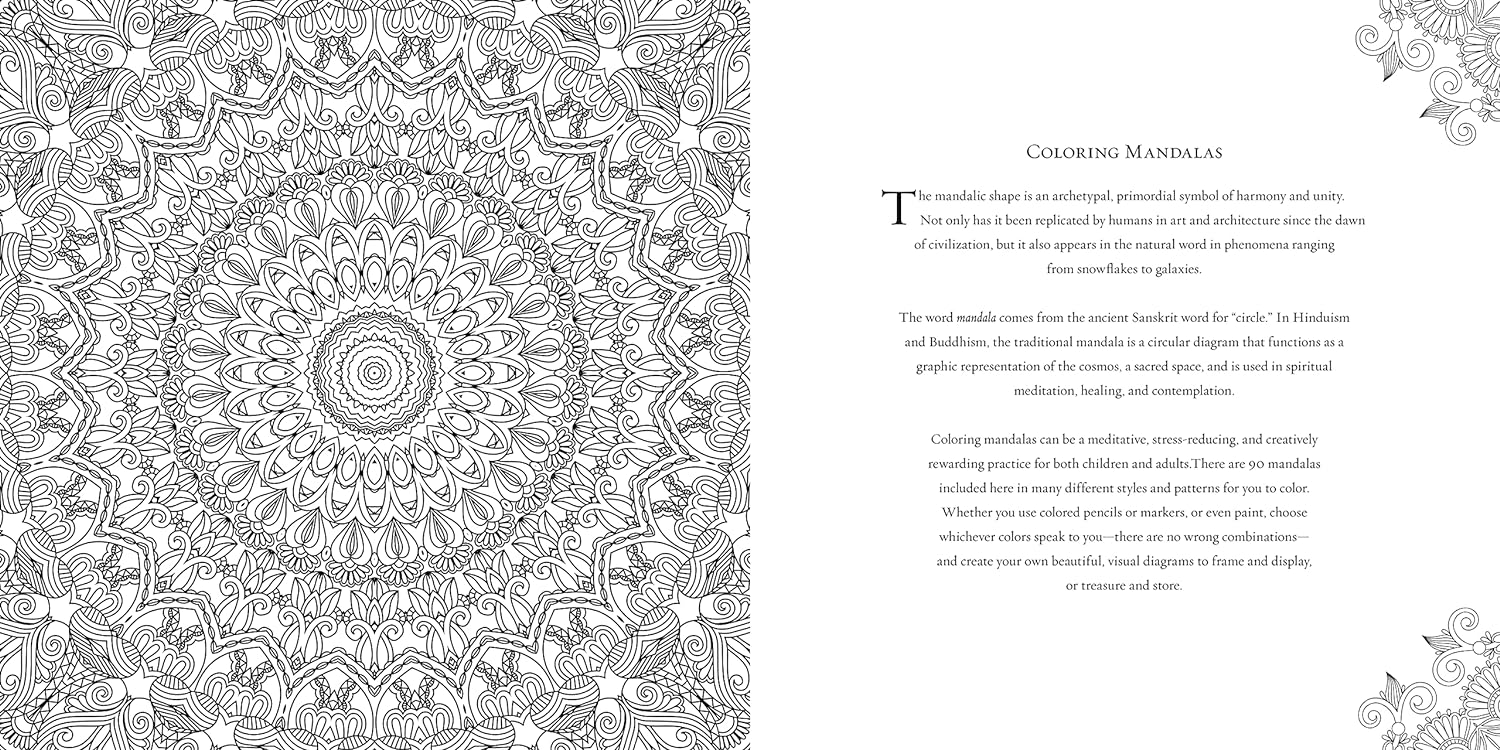 Mandala Meditation Coloring Book