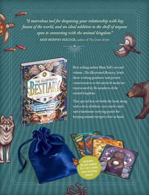 The Illustrated Bestiary Collectible Box Set: Includes 36 gilt-edged 3 5/8 x 4 3/4 cards and carrying pouch