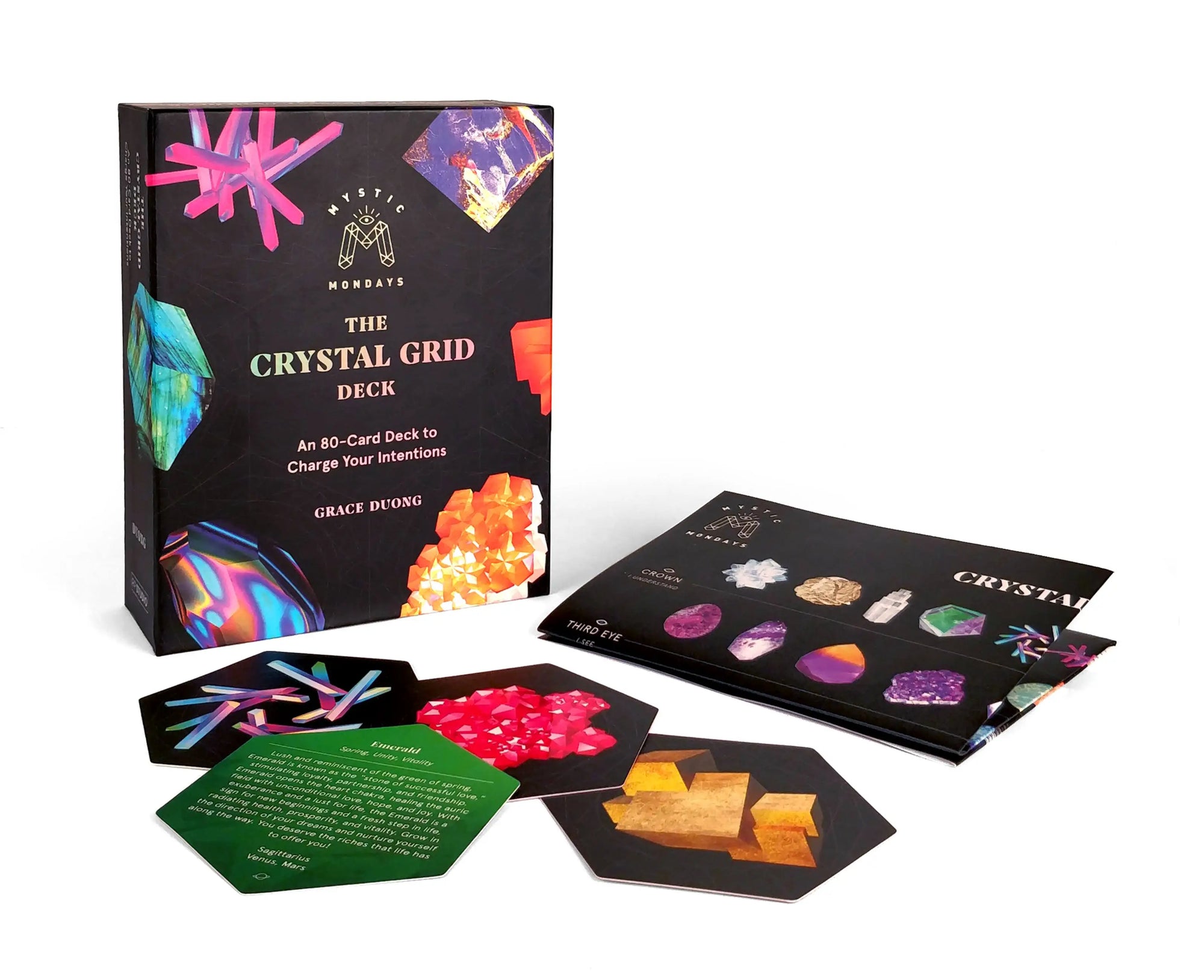 Mystic Mondays: The Crystal Grid Deck: An 80-Card Deck to Charge Your Intentions by Grace Duong