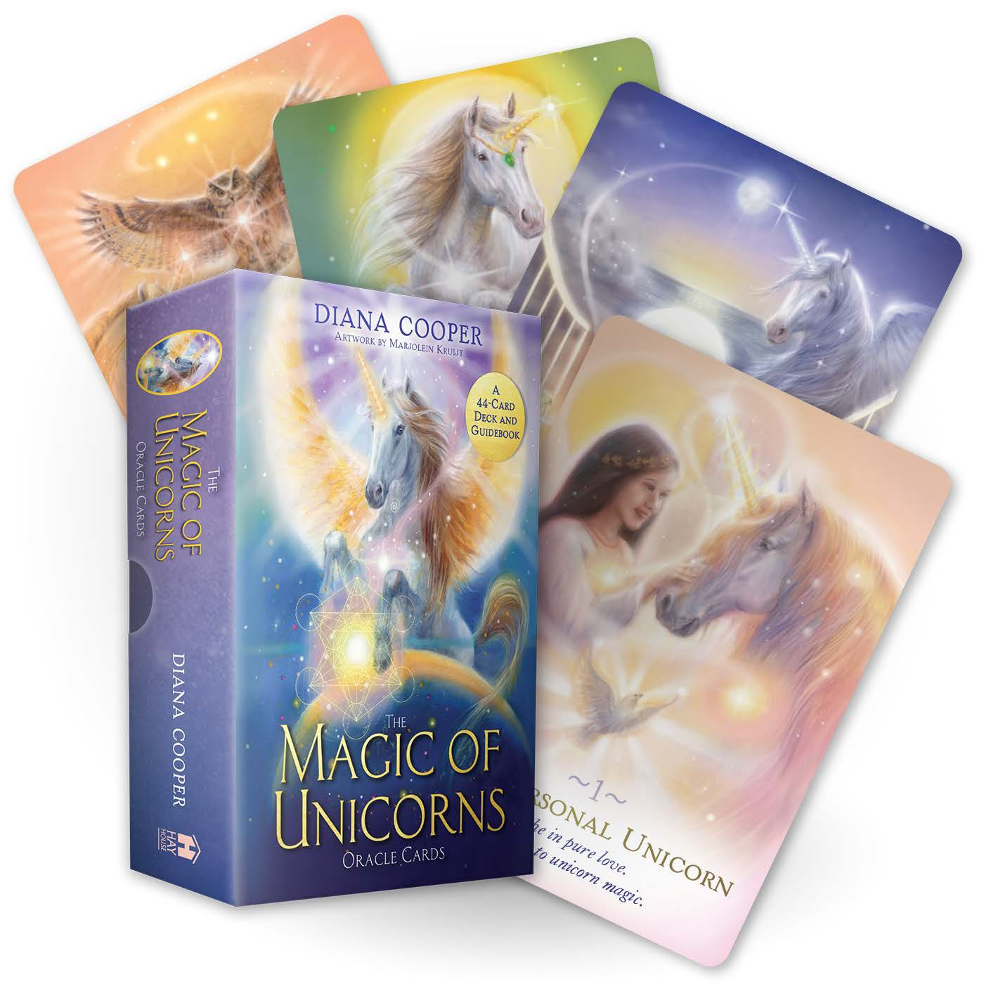 The Magic of Unicorns Oracle Cards - Dragonfly Art and Soul