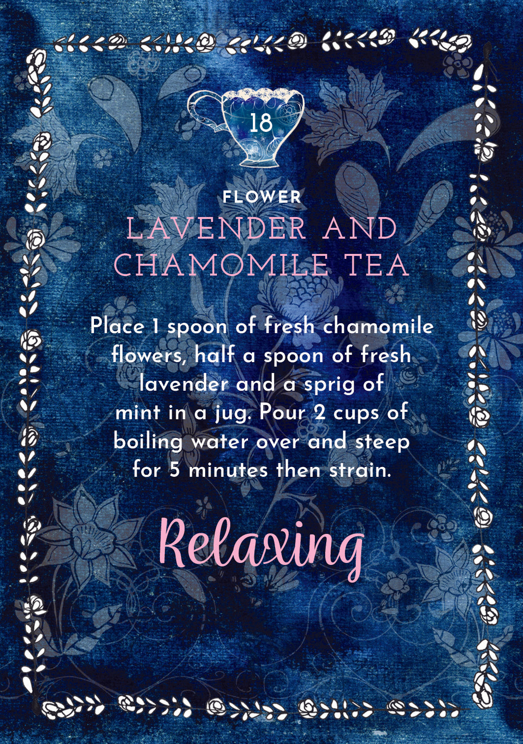 Divine Tea Time Inspiration Cards: 
Blends to soothe your soul By Tracy Loughlin