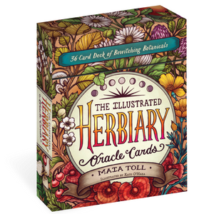 The Illustrated Herbiary Oracle Cards: 36-Card Deck of Bewitching Botanicals by Maia Toll