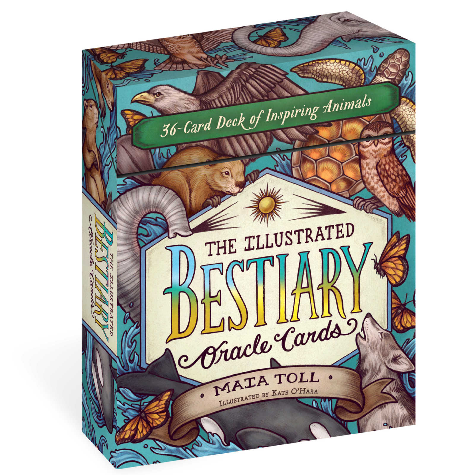 The Illustrated Bestiary Oracle Cards
36-Card Deck of Inspiring Animals by Maia Toll