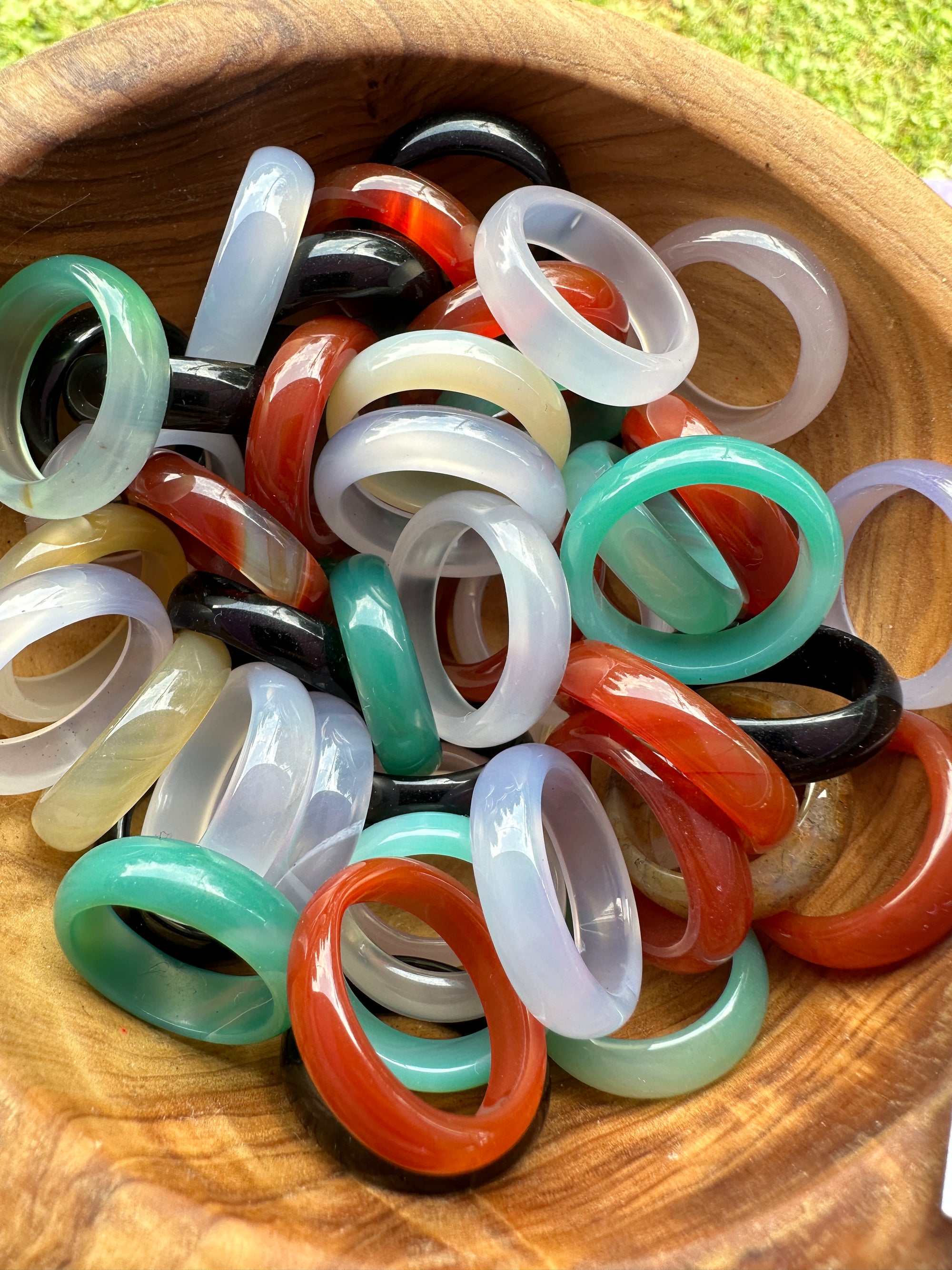 Agate Rings