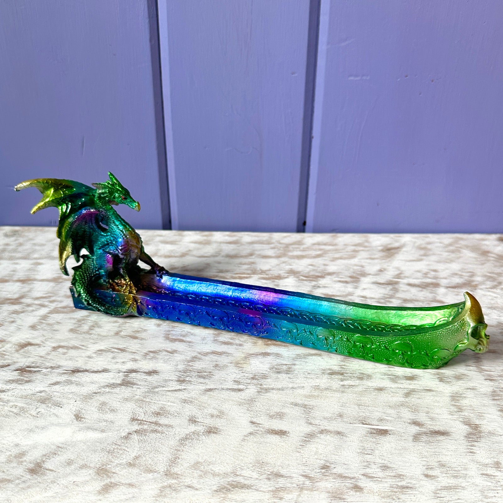 Multi Colored Dragon Incense Burner