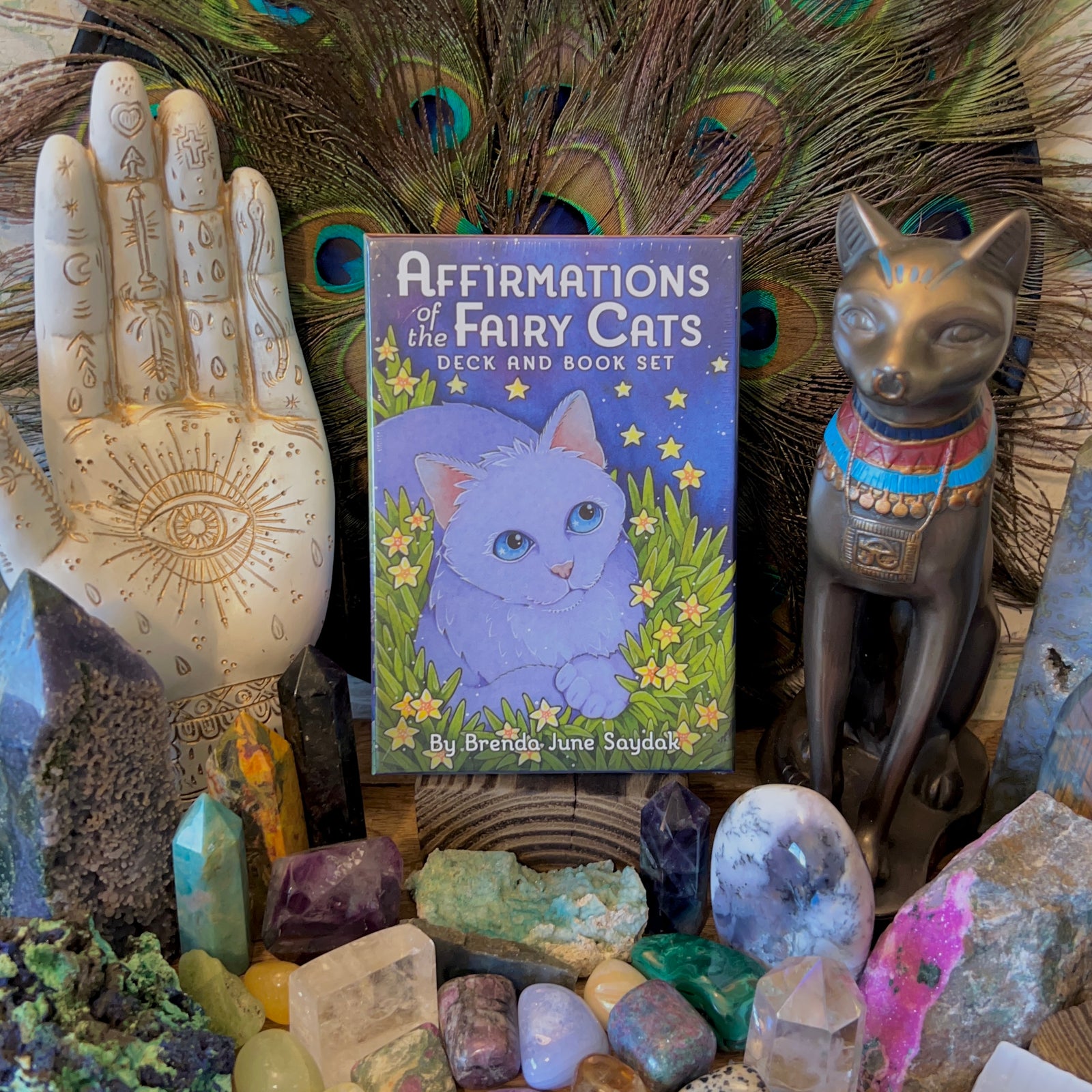 Affirmations of the Fairy Cats oracle deck by Brenda June Saydak