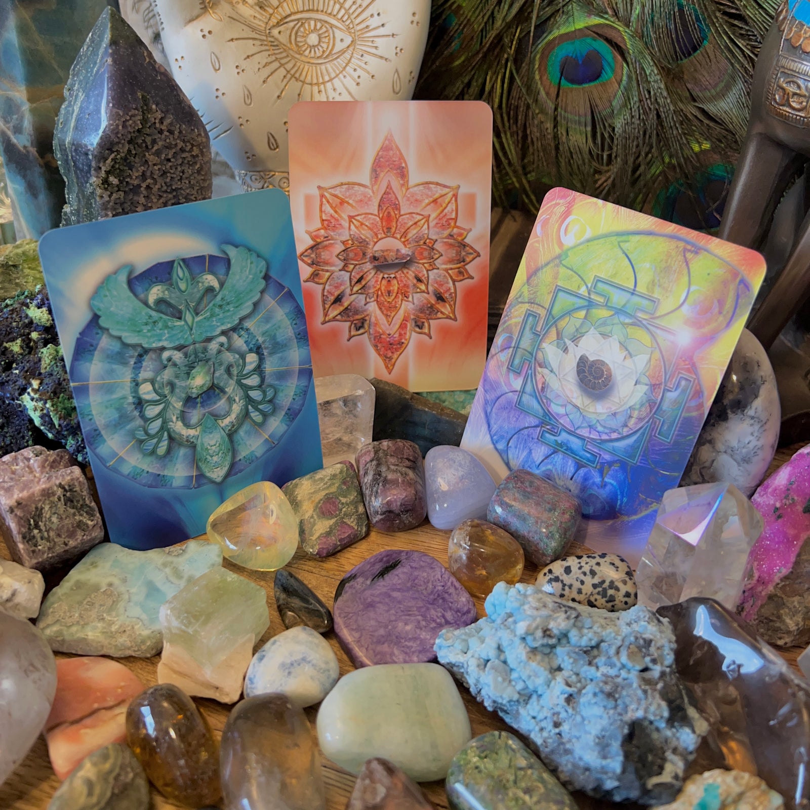 Pocket Crystal Mandala Activation Cards