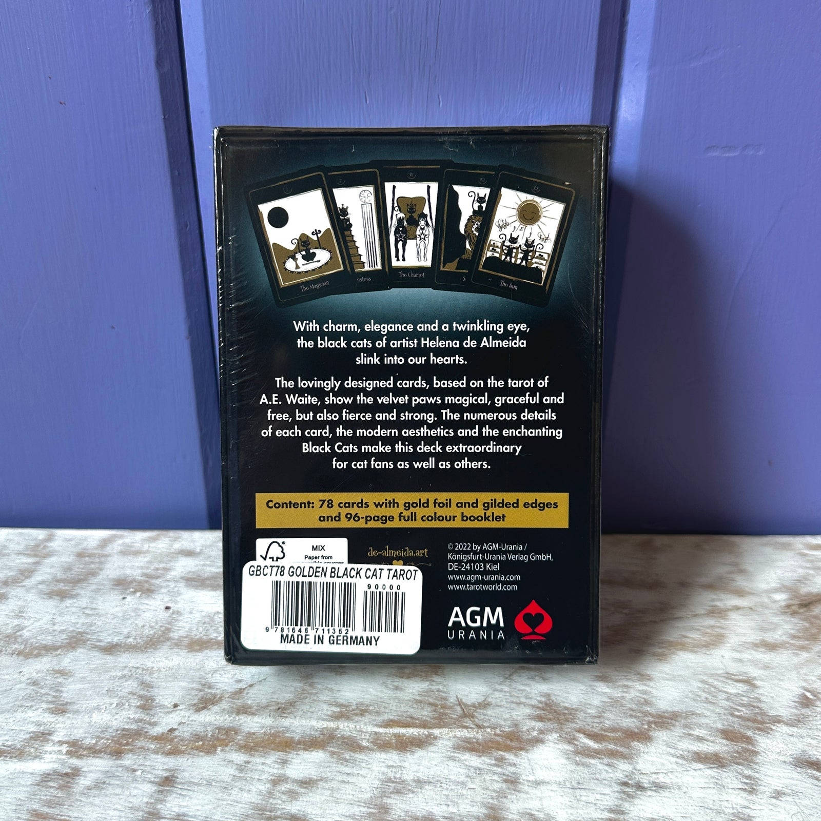 Golden Black Cat Tarot