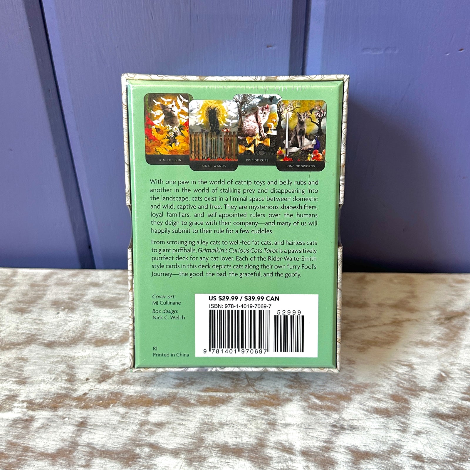 Grimalkin's Curious Cats Tarot: An 80-Card Deck and Guidebook