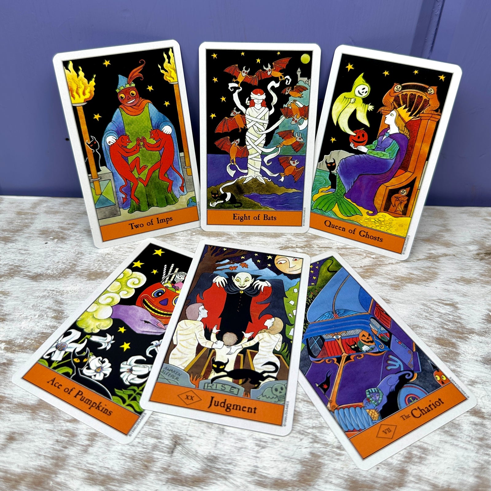 Halloween Tarot in a Tin