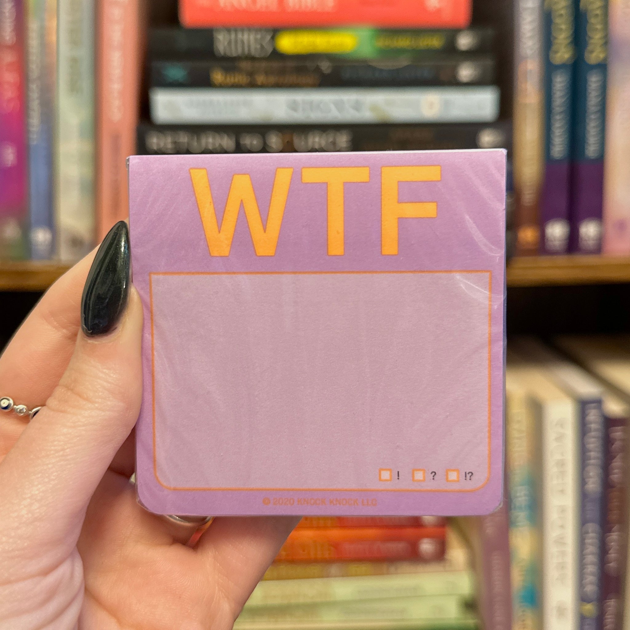 WTF Sticky Notepad - Dragonfly Art and Soul Metaphysical Shop