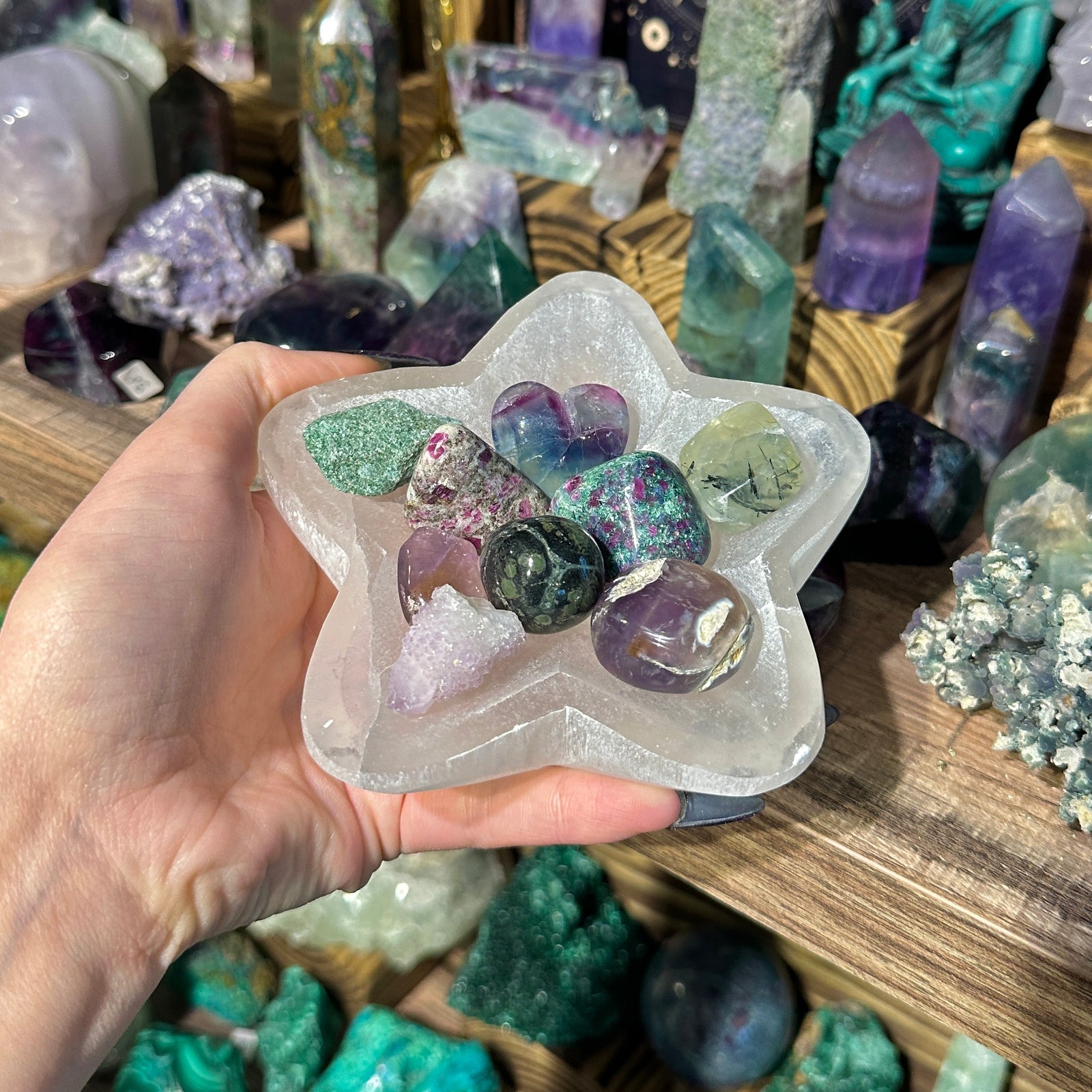 Selenite Bowl [star]