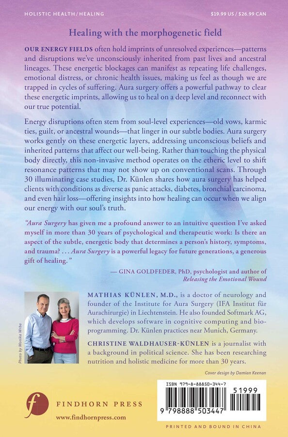 Book cover for 'Aura Surgery' by Mathias Künlen, M.D. and Christine Waldhauser-Künlen
