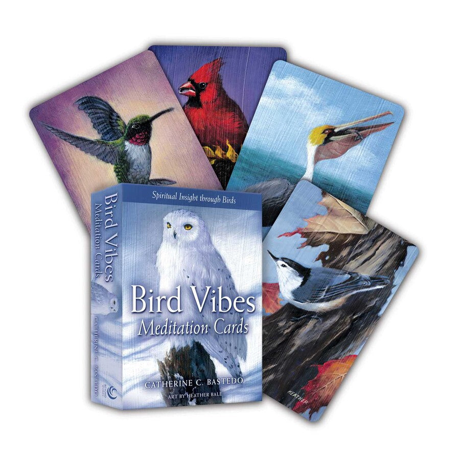 Bird Vibes Meditation Cards:
Spiritual Insight Through Birds (A 54-Card Deck and Guidebook)
By Catherine C. Bastedo