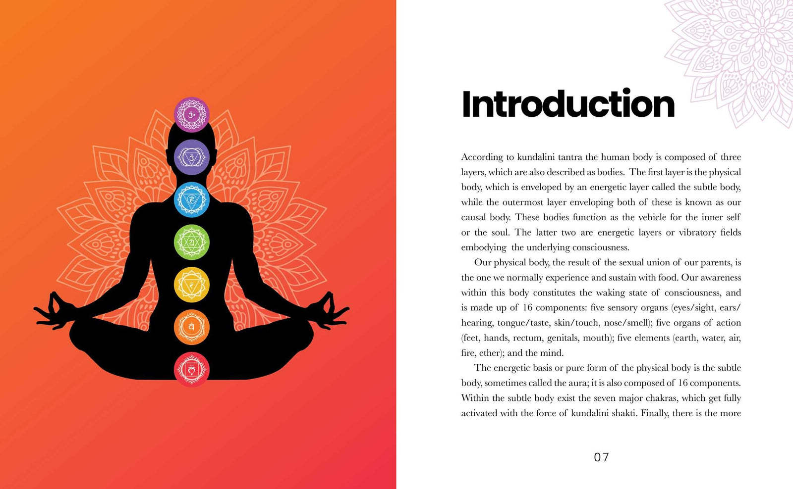 Book titled Chakras: Journey Through the Energy Centres of Your Body with chakra icons and a white cover by Dr. Ravi and Dr. Minoo Ratan.