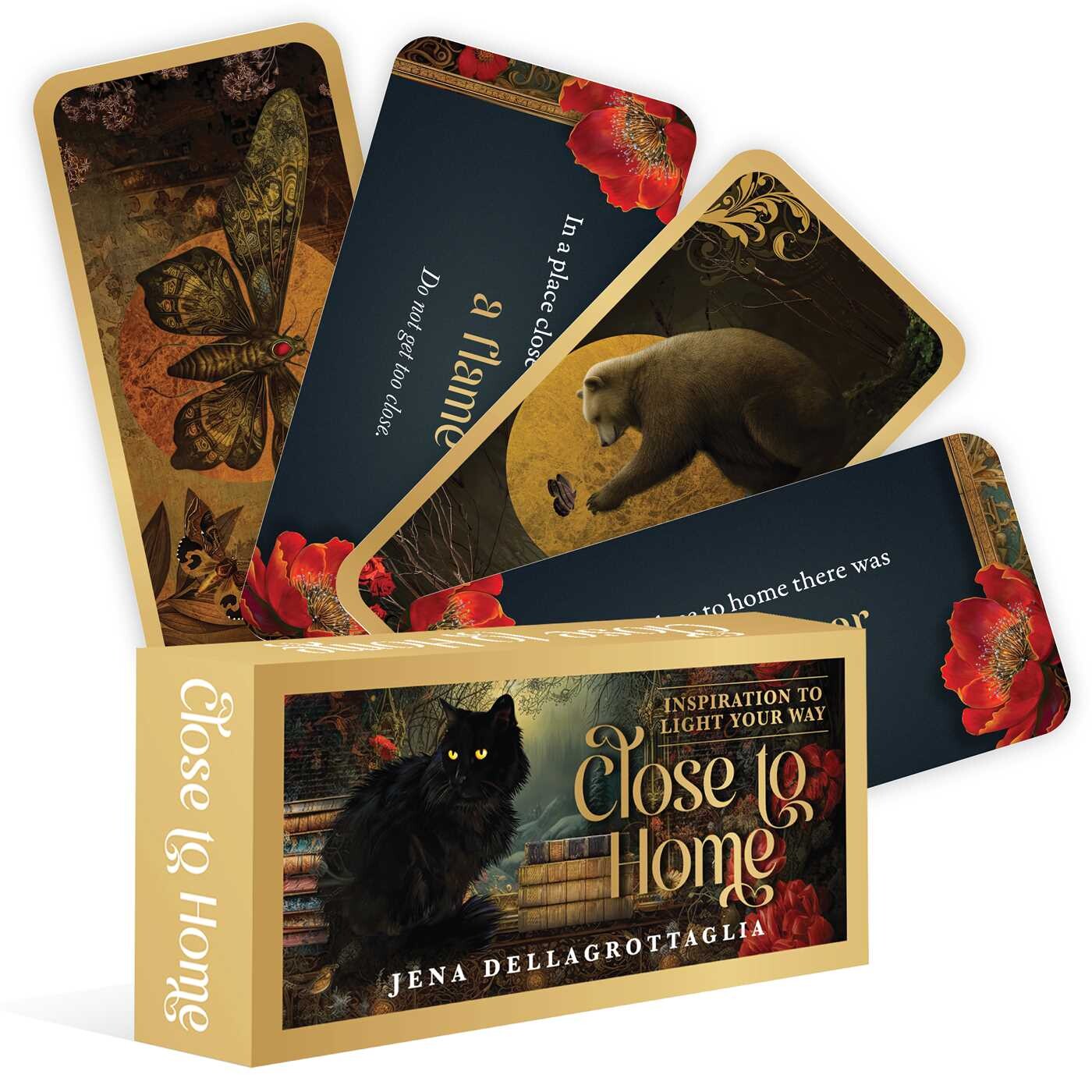 Close To Home mini deck with oracle card designs featuring animals and nature.