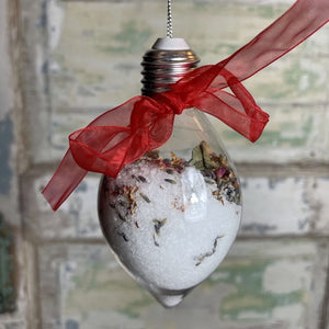 Holiday Smudge Salt Ornaments