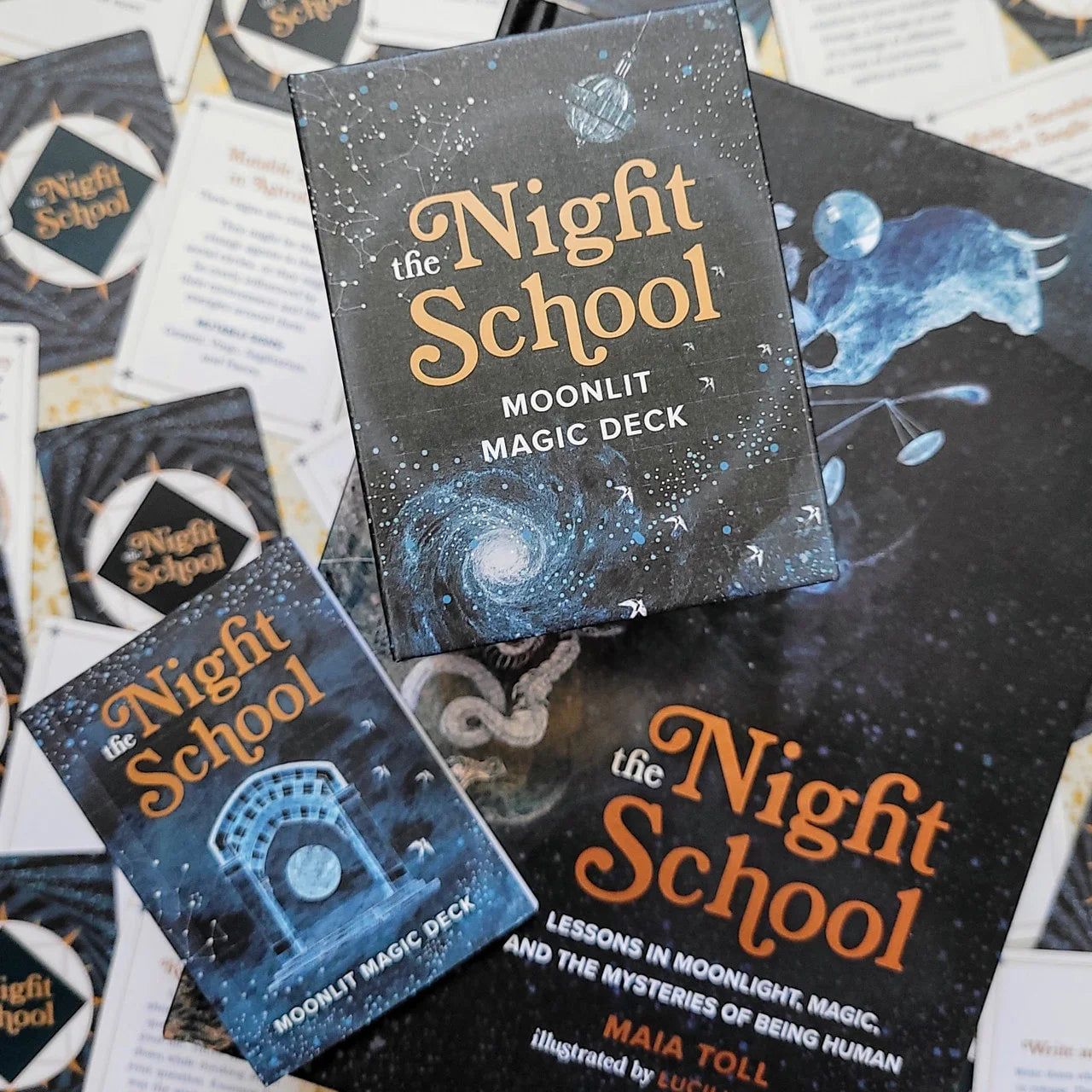 The Night School: Moonlit Magic Deck by Maia Toll