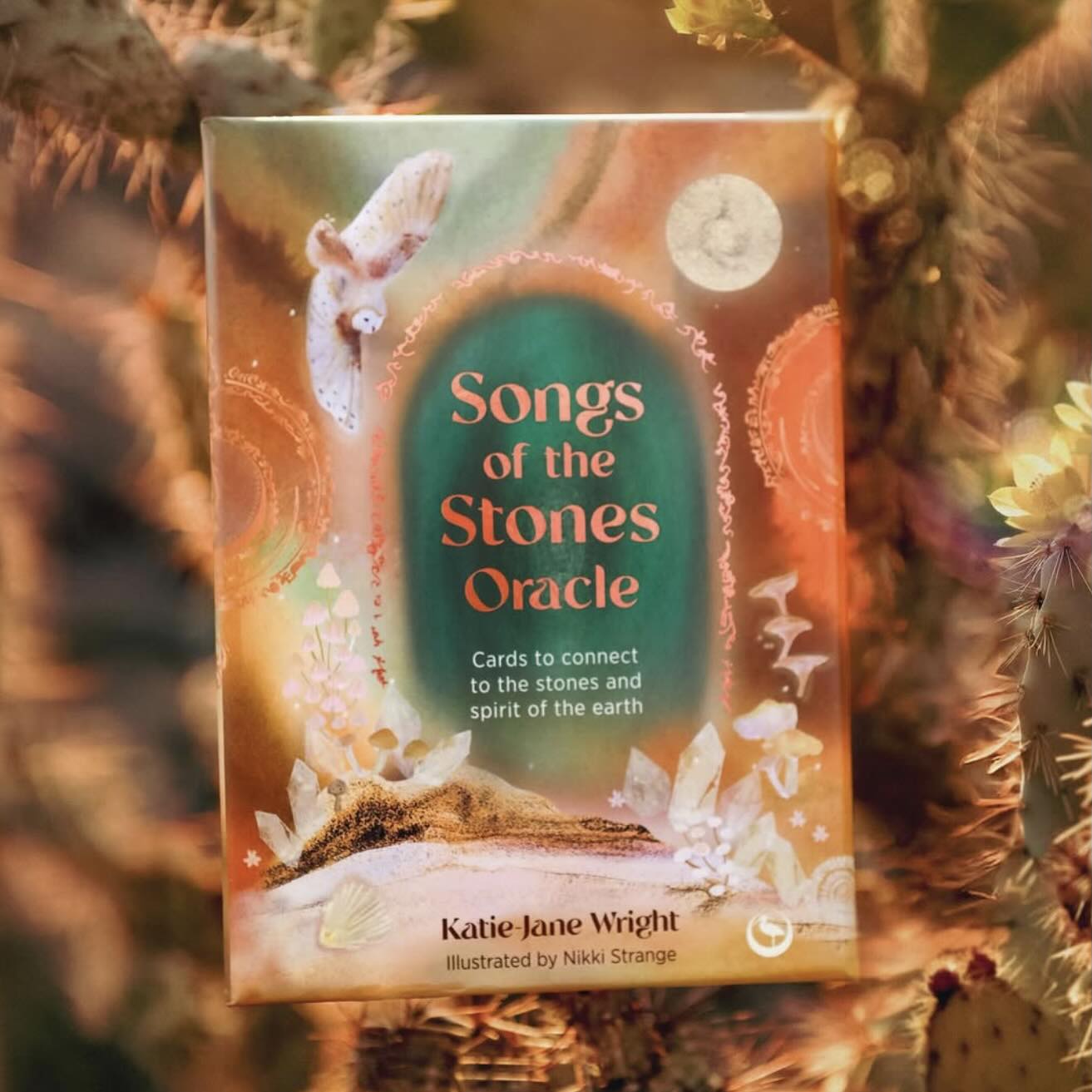 Box for 'Songs of the Stones Oracle' with nature-themed design