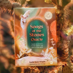 Box for 'Songs of the Stones Oracle' with nature-themed design
