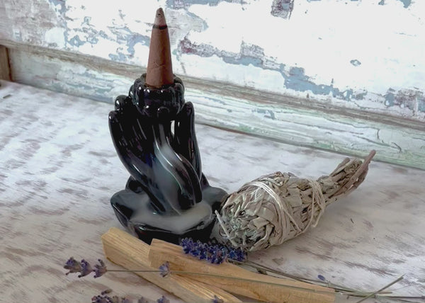 Dragonfly Waterfall Backflow Incense Cone Burner - Dragonfly Art