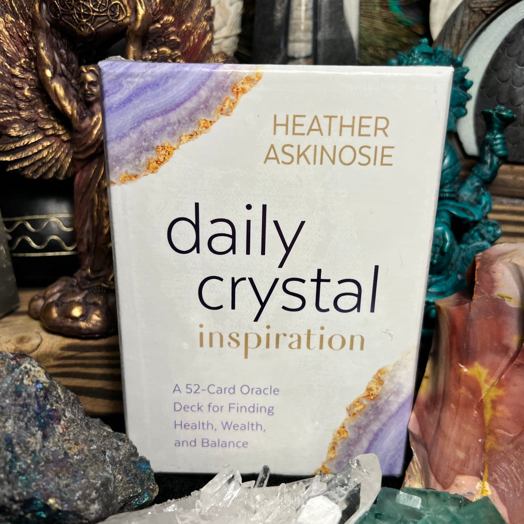 Daily Crystal Inspiration Card Deck by Heather Askinosie