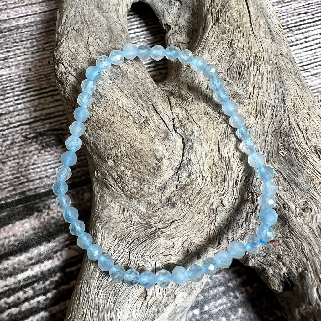 Aquamarine Bracelet - Elastic