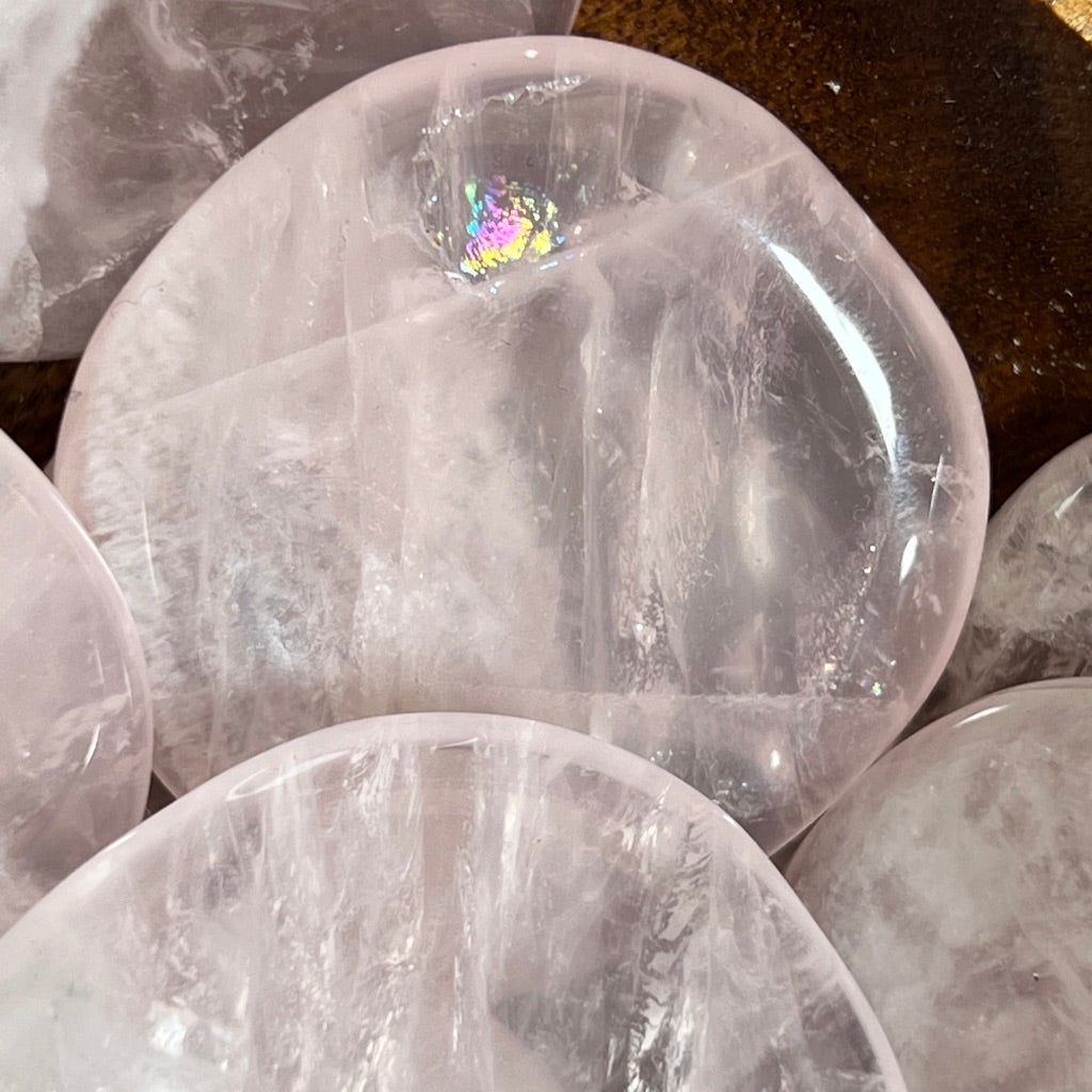 Rose Quartz Worry Stone