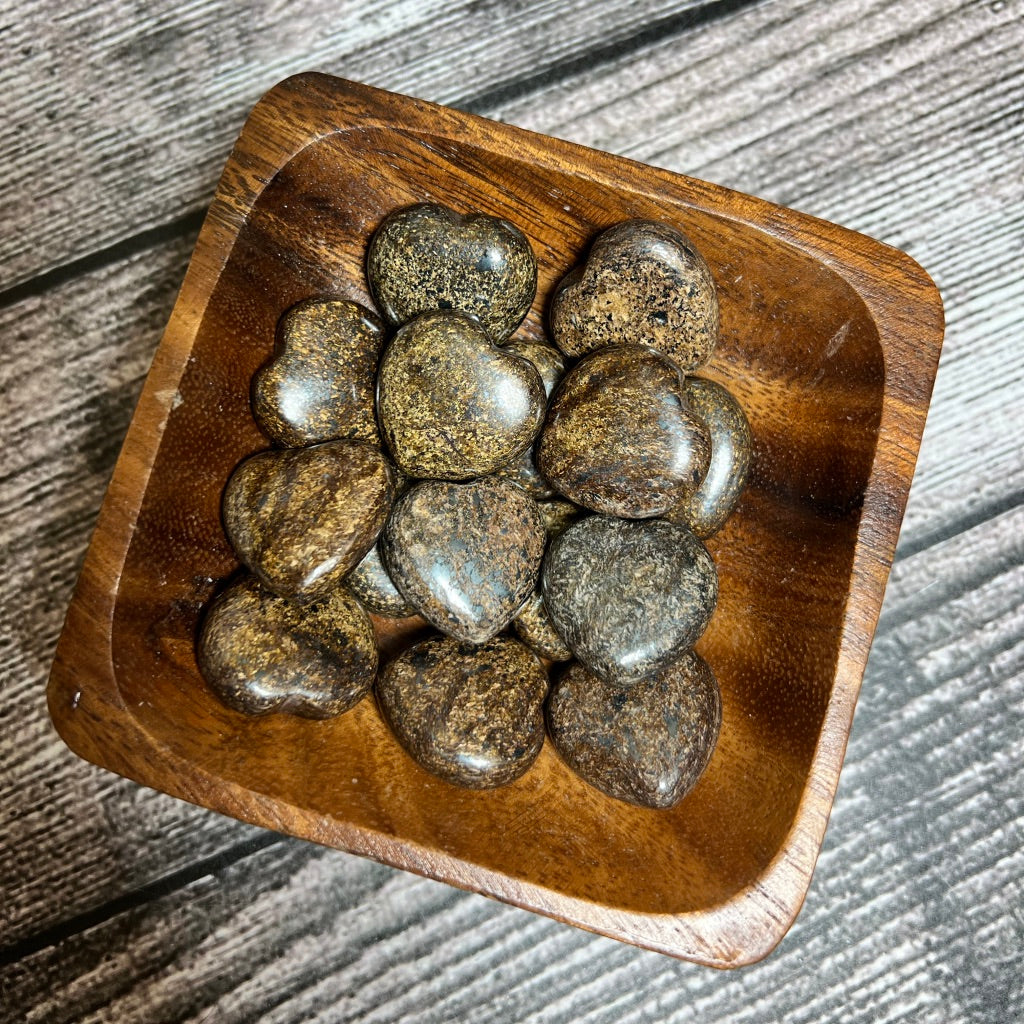 Bronzite Heart