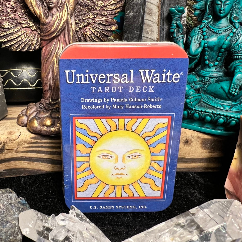 Universal Waite® Tarot Deck in a Tin