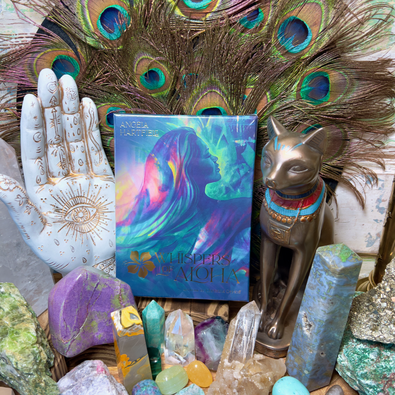Whispers of Aloha Oracle Deck by Angela Hartfield