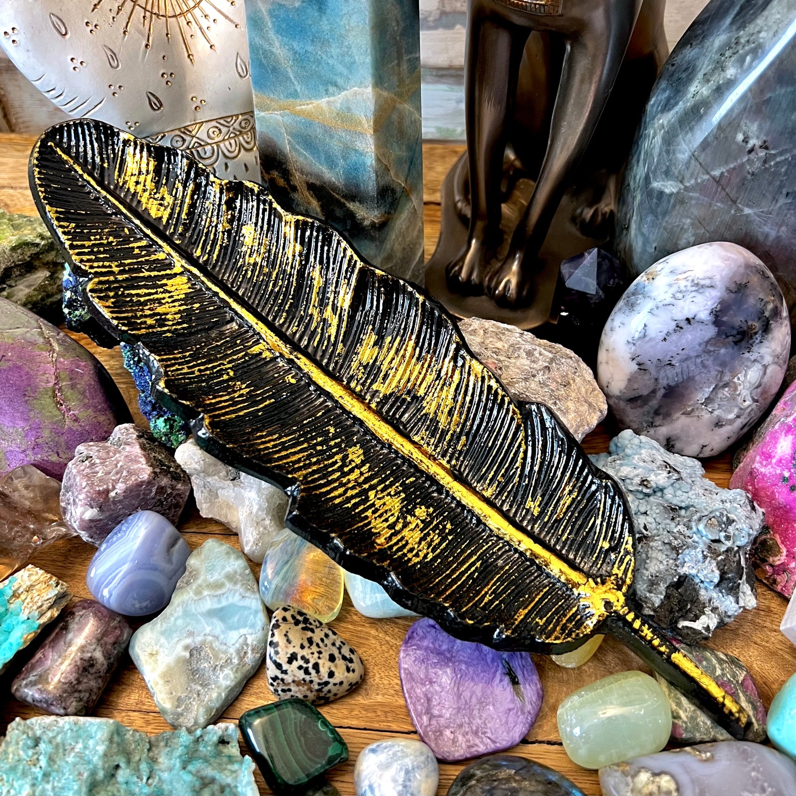 Feather Incense Burner