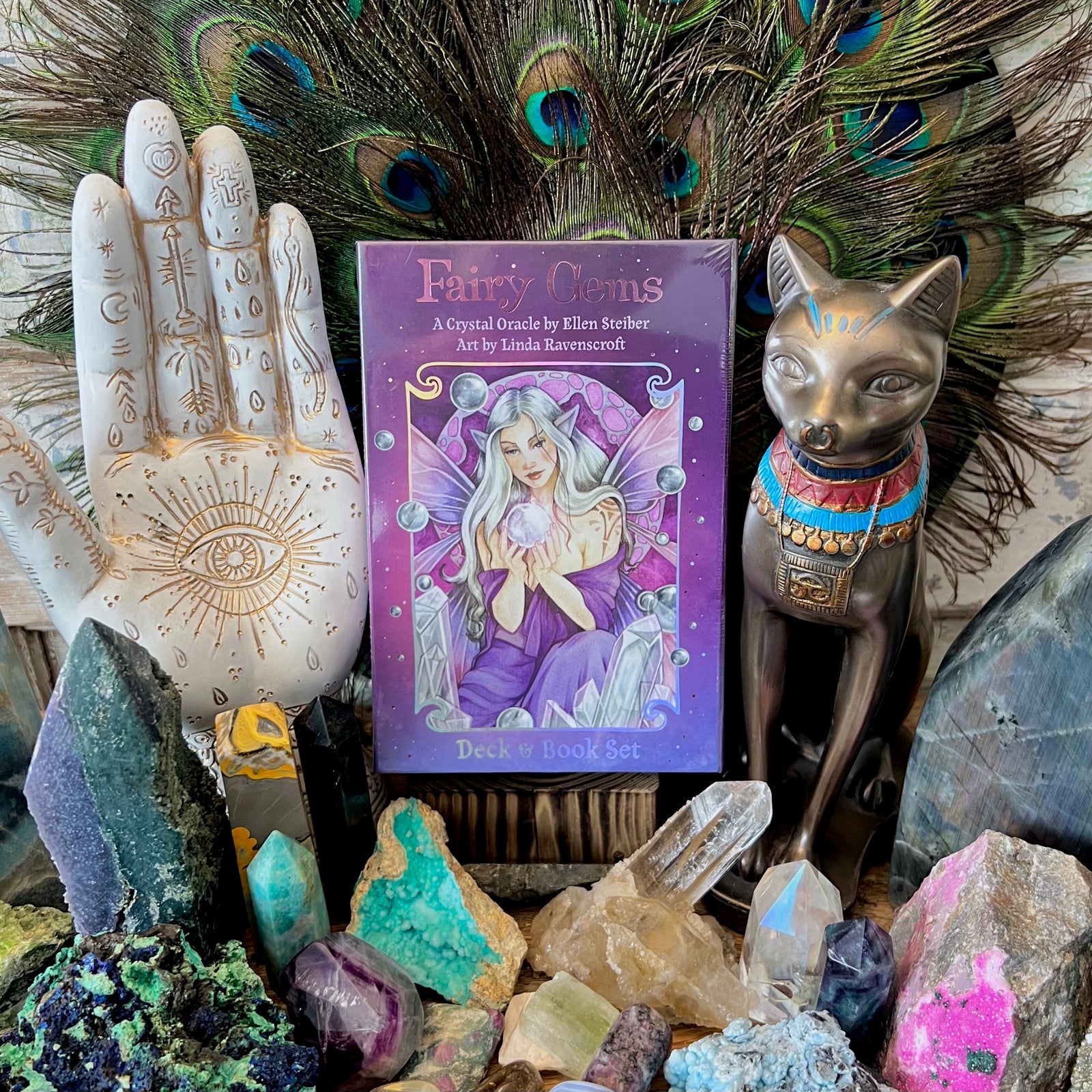 Fairy Gems Oracle: Deck and Book Set by Ellen Steiber