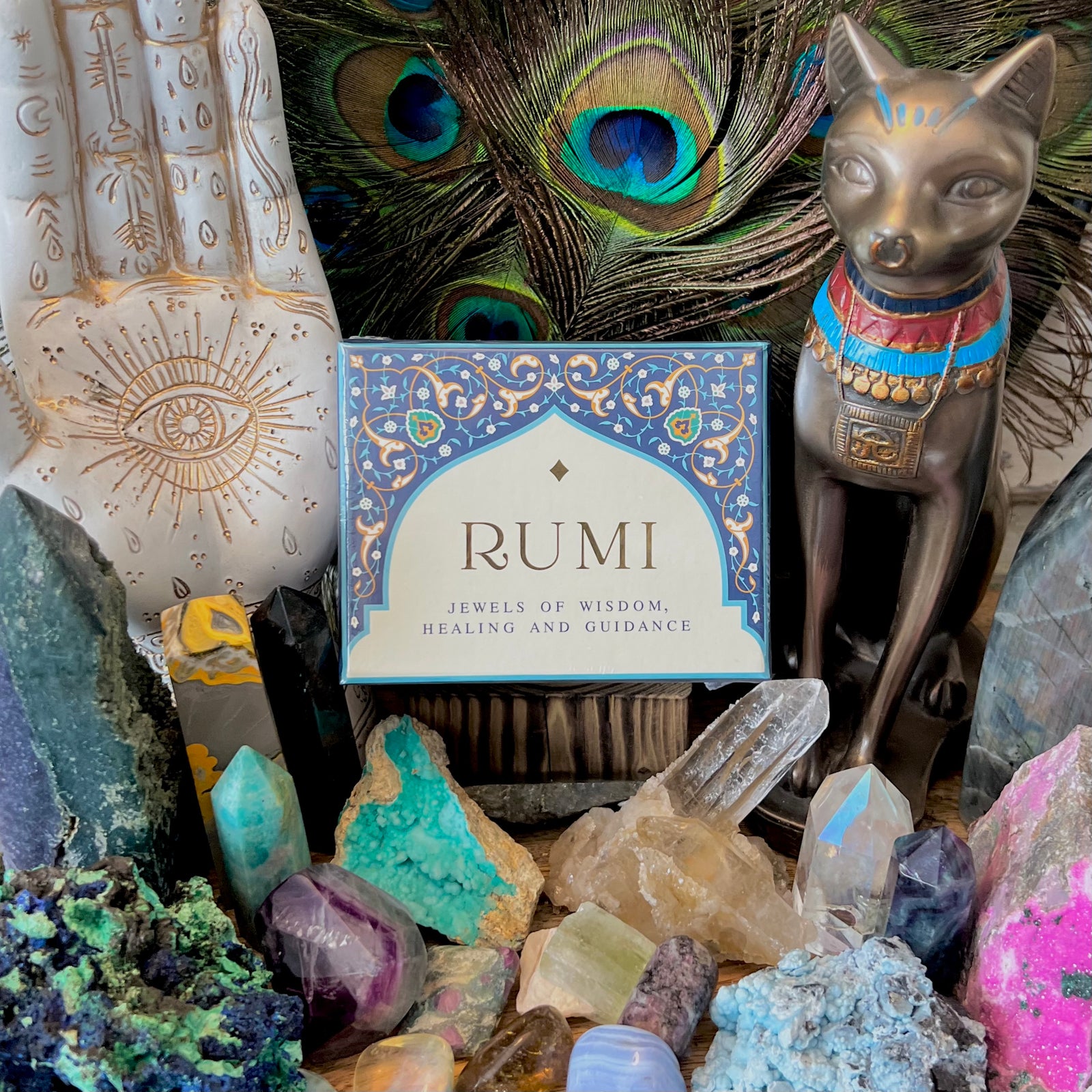 Rumi: Jewels of Wisdom, Healing and Guidance -  Card Deck by Rassouli
