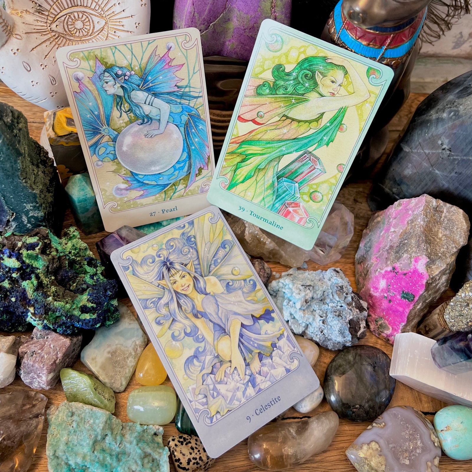 Fairy Gems Oracle: Deck and Book Set by Ellen Steiber