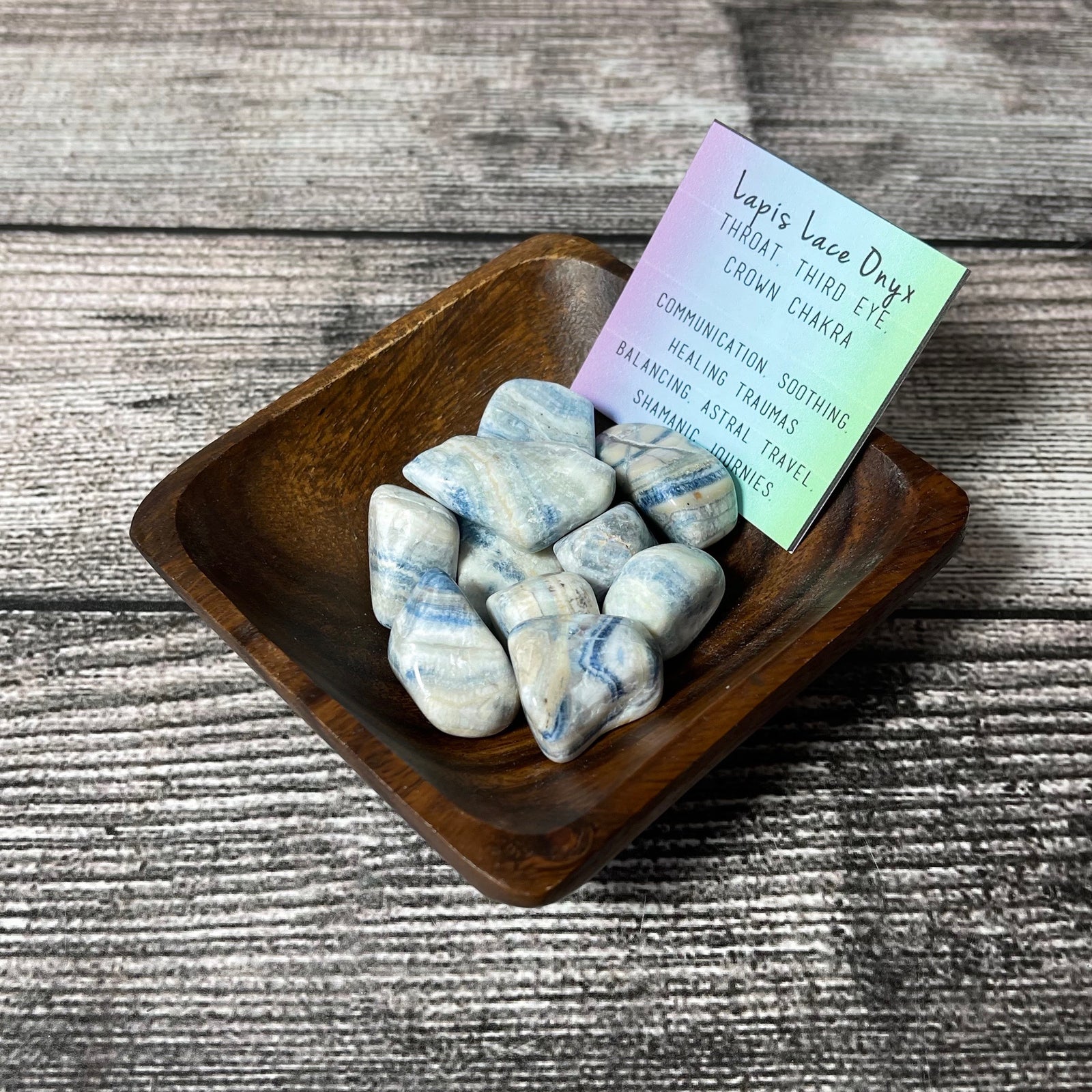 Lapis Lace Onyx [Scheelite]