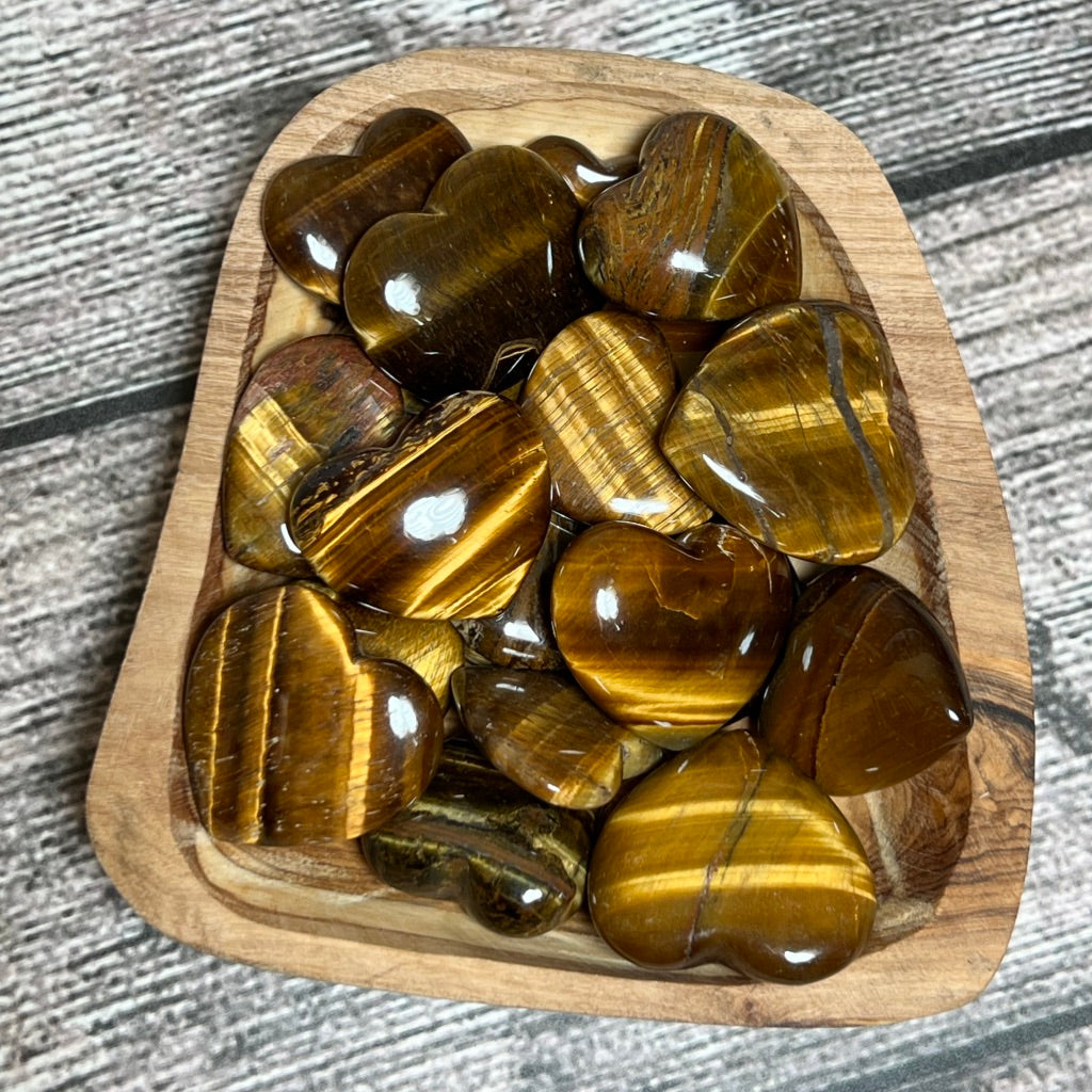 Tiger's Eye Heart