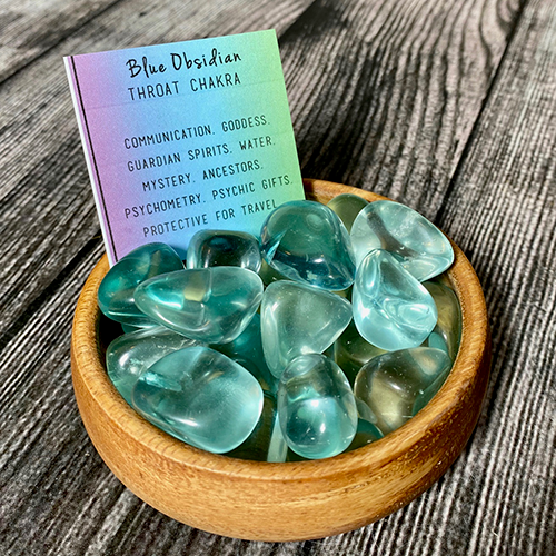 Blue 2025 obsidian jewelry