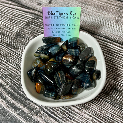 Blue Tigers Eye Crystals
