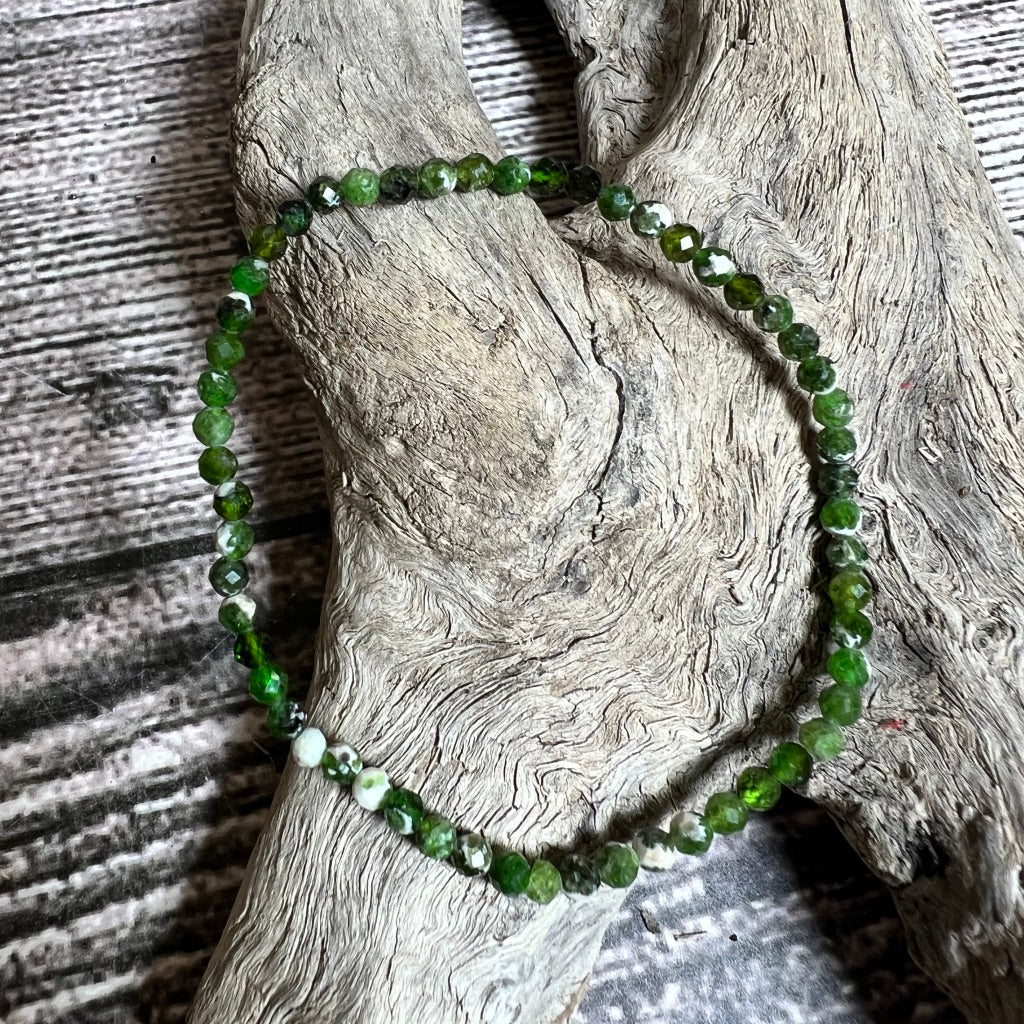 Diopside Bracelet - Faceted