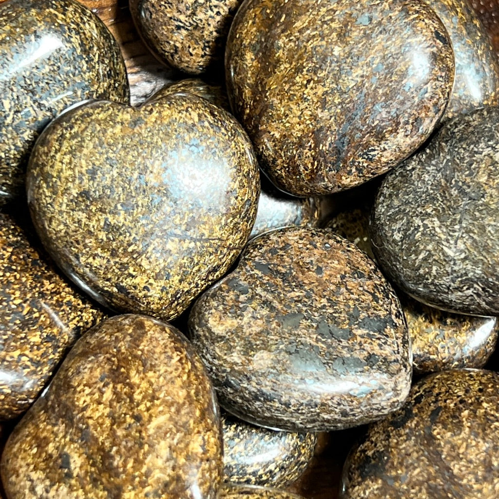 Bronzite Heart