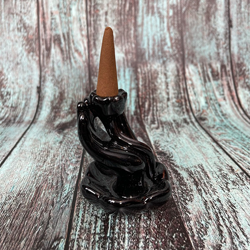 Mudra Hand Backflow Cone Burner