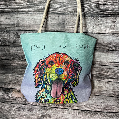 Dog is Love Tote Bag