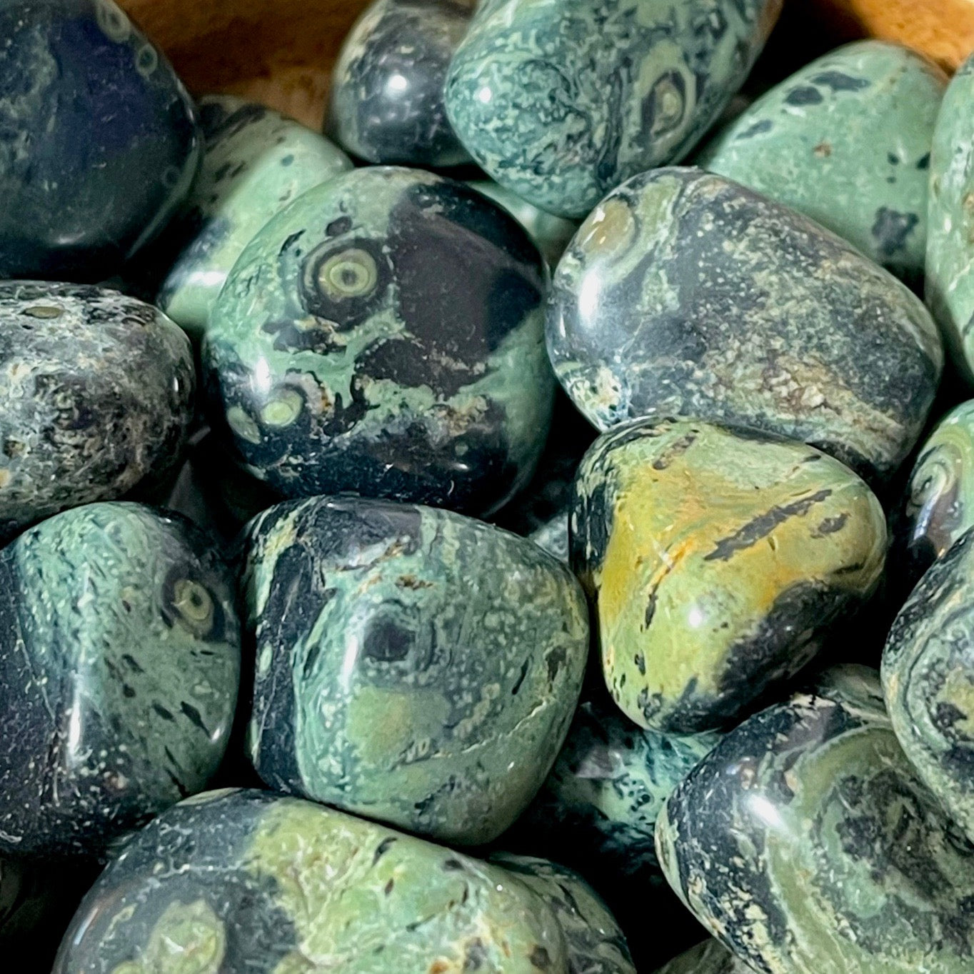 Kambaba Jasper Tumbled Crystals